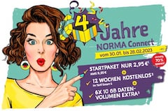 Neukunden-Aktion bei Norma Connect