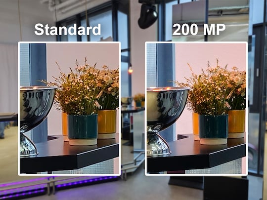 Standard- vs. 200-Megapixel-Aufnahme