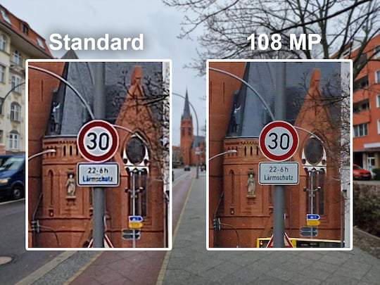 Galaxy S22 Ultra: Standard vs. 108 Megapixel