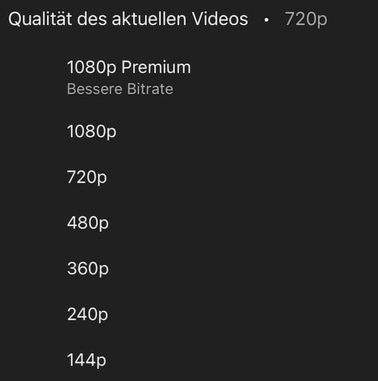 YouTube: "1080p Premium" nur noch mit kostenpflichtigem Abo