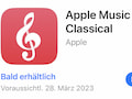 Apple Music Classical kndigt sich an