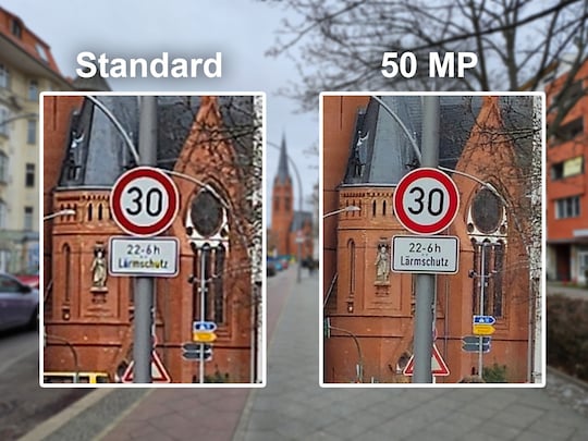 Standard vs. 50 MP