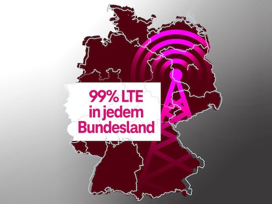 LTE-Netz der Telekom mit 99 Prozent Abdeckung in allen Bundeslndern