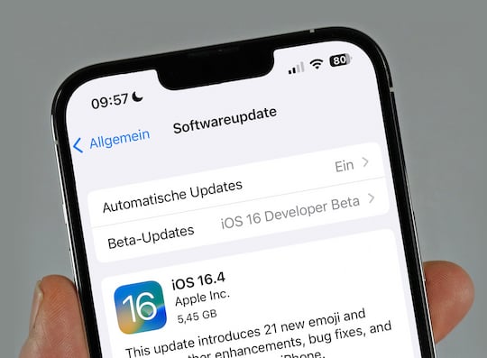 iOS 16.4 steht zum Download bereit