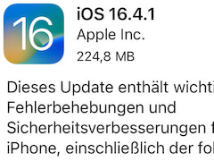 iOS 16.4.1. ist da