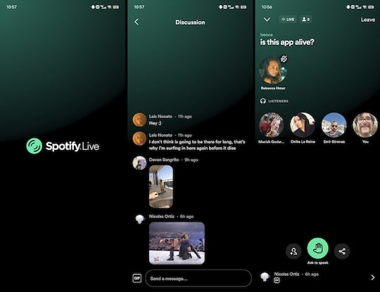 Spotify Live wird eingestampft