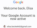 Ein reaktivierter Google-Account