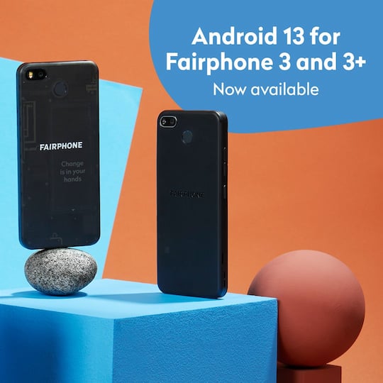 Android 13 fr das Fairphone 3(+)