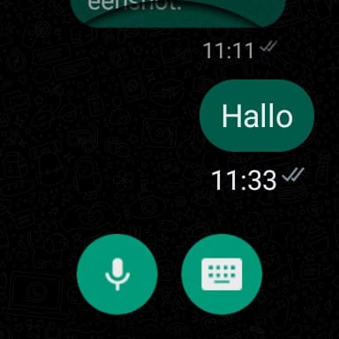 Chat auf der Pixel Watch