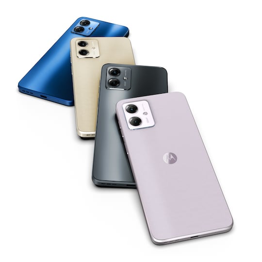 Motorola Moto g14 kommt in vier Farben mit einer Rckseite aus veganem Leder oder Glas