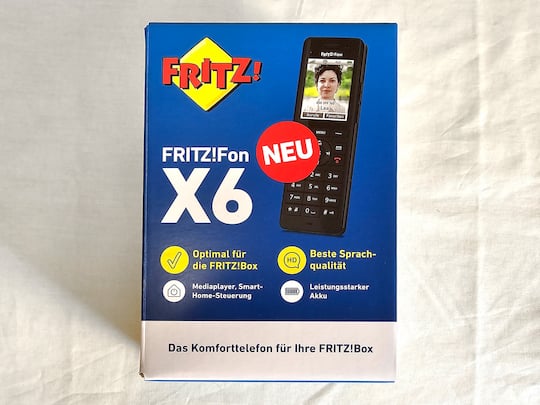 FRITZ!Fon X6 in der Verpackung