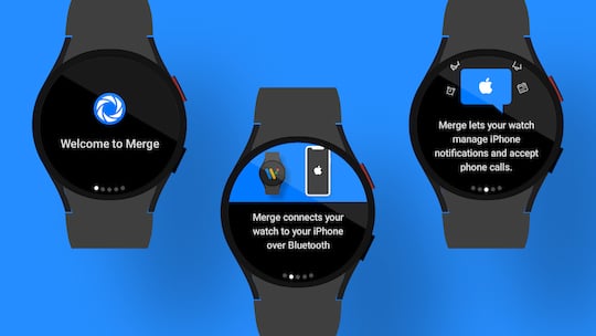 Merge-App verbindet WearOS-Uhren mit dem iPhone