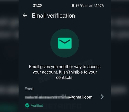 Die WhatsApp-E-Mail-Verifizierung naht