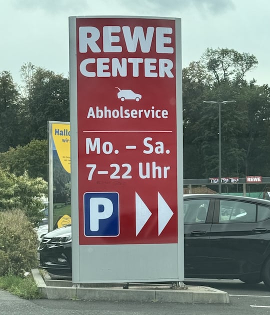 In Michelstadt (Odenwald) liefert REWE auch per Drohne, aber nicht berall hin.