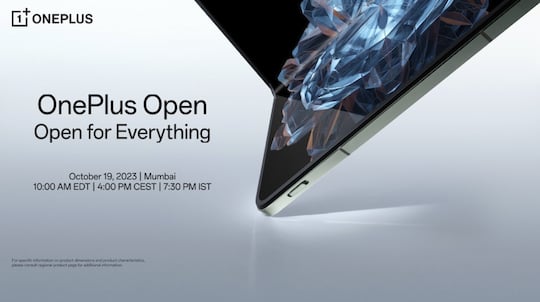 Teaser zum OnePlus-Open-Launch-Event