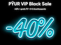 Black Sale bei Pyur