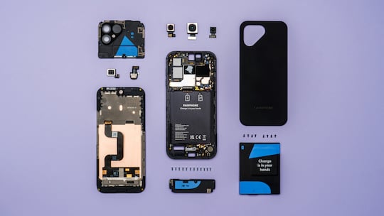 Fr das Fairphone 5 gibt es 10 Ersatzteile zur Selbstreparatur