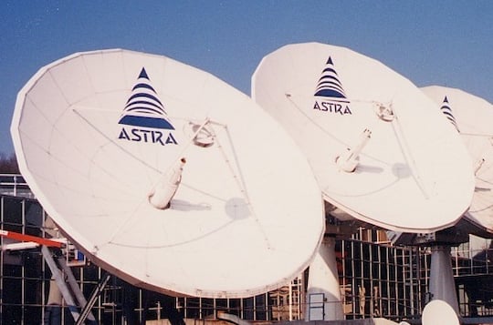 Astra-Satellitenuplink in Betzdorf/Luxemburg