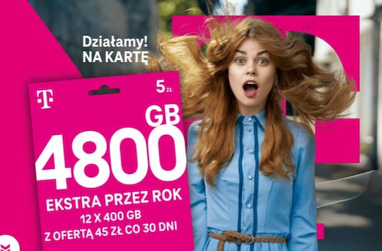 Aktuelles Angebot: 4.800 GB "extra" fr 1 Jahr, aber nur wenn man alle 30 Tage mit 45 Zloty (ca. 10 Euro) aufldt.