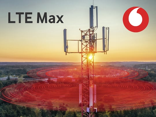 Vodafone nennt neue LTE-max-Geschwindigkeit