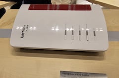 FRITZ!Box 6670 Cable am AVM-Messestand auf dem MWC