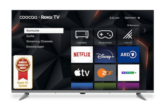 Roku OS auf TVs der Marke Coocaa