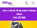 SIMon mobile umwirbt Neukunden