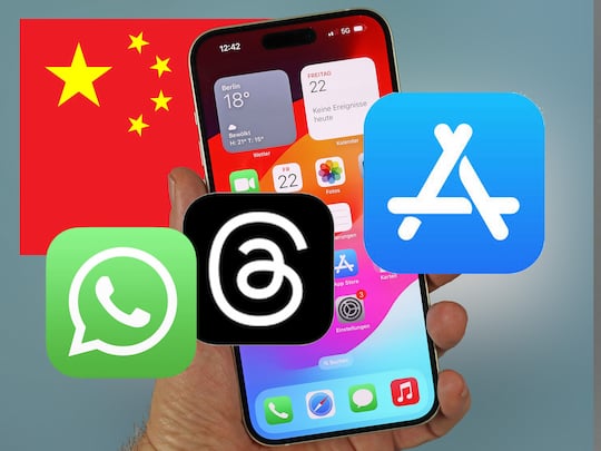 WhatsApp und Threads sind aus dem App Store in China entfernt worden