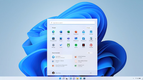 Microsoft Windows 11 mit modernem Design