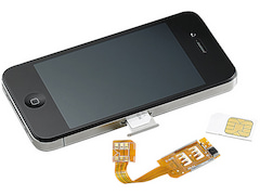 Dual SIM Adapter frs iPhone von Callstel