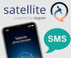SatelliteApp plant SMS-Empfang