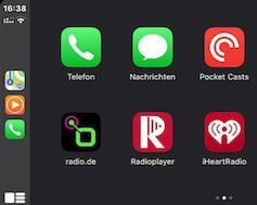 Radio.de unter CarPlay ausprobiert