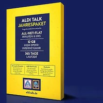 Neue Prepaid-Jahrespakete bei Aldi Talk