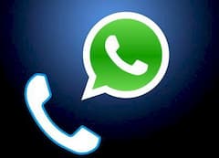 Das WhatsApp Symbol und das Symbol eines Telefonhrers.