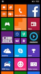 Screenshot: Windows Phone 8.1 Homescreen