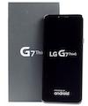 LG G7 ThinQ neben seiner Schachtel